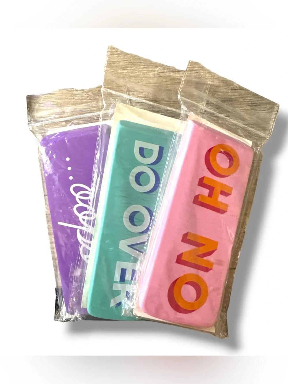 Pick Your Fun Giant Eraser, pink, teal or purple - Picture 5 of 5